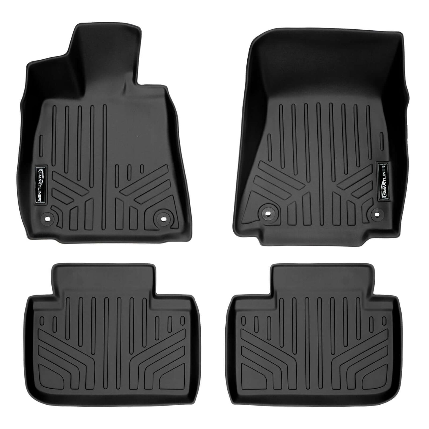 SMARTLINER Floor Liners for 2014-2024 Lexus IS (Sedan Rear Wheel Drive Only)
