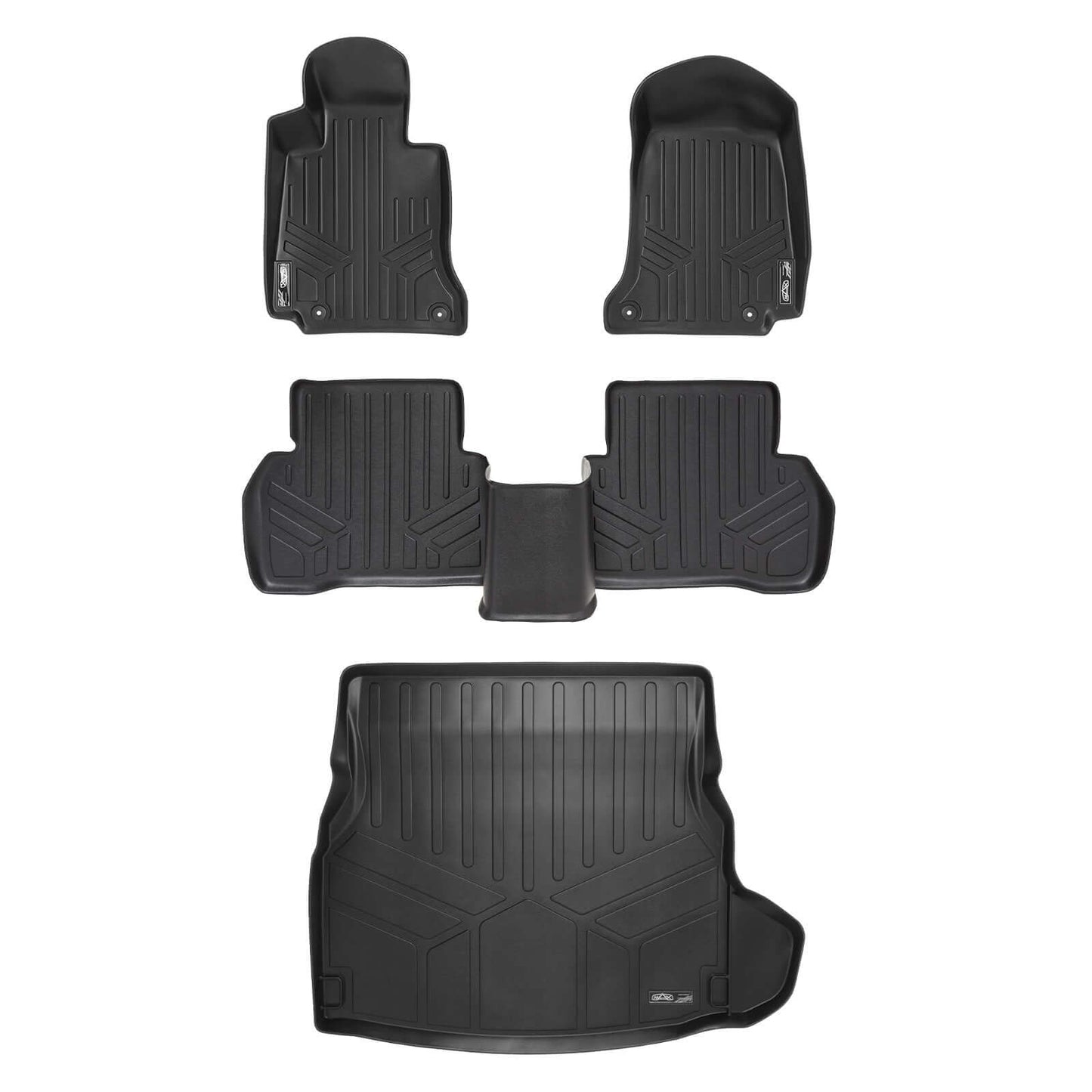 Smart Trim™ Floor Liners For 2015-2021 Mercedes Benz C Class Sedan (No Hybrid Models)