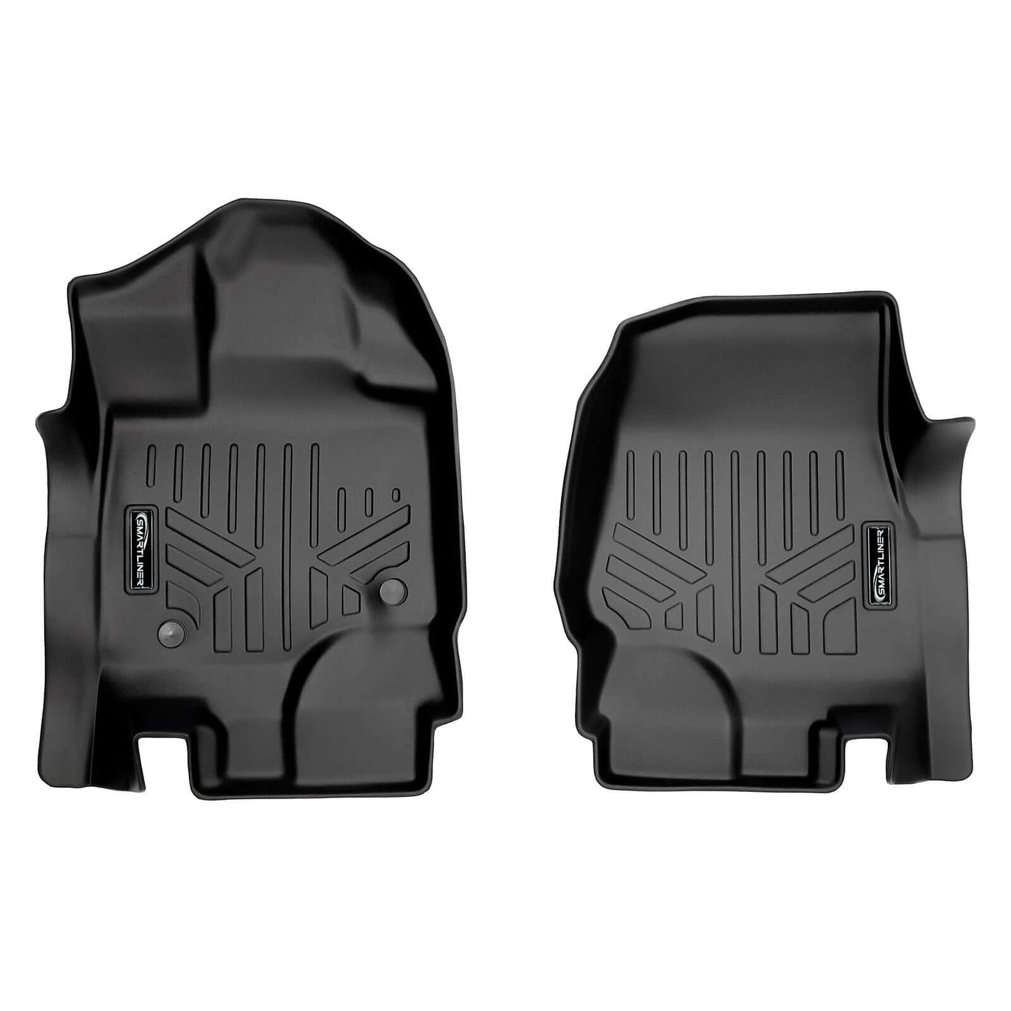 SmartCoverage™ Floor Liners For 2015-2026 Ford F-150 (1st Row Bucket) & OEM 2nd Row Under Seat Storage