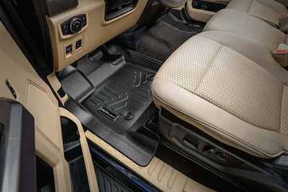 SmartCoverage™ Floor Liners For 2015-2026 Ford F-150 SuperCrew Cab (1st Row Bench) (No OTH and no 2nd Row Underseat Storage)