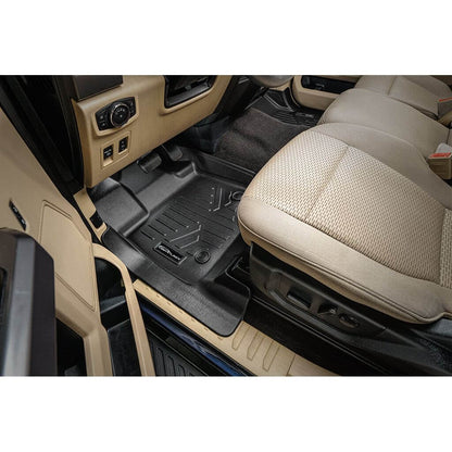 SMARTLINER Custom Fit Floor Liners For 2015-2025 Ford F-150 SuperCab with 1st Row Bucket Seats Carpeted Flooring