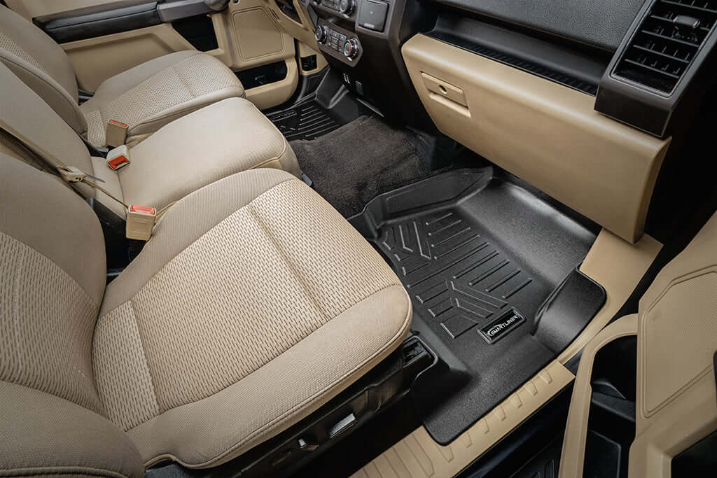 SmartCoverage™ Floor Liners For 2015-2026 Ford F-150 SuperCrew Cab (1st Row Bench) (No OTH and no 2nd Row Underseat Storage)
