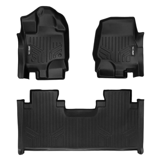 SMARTLINER Custom Fit Floor Liners For 2015-2026 Ford F-150 SuperCab with 1st Row Bench Seat with Vinyl Flooring