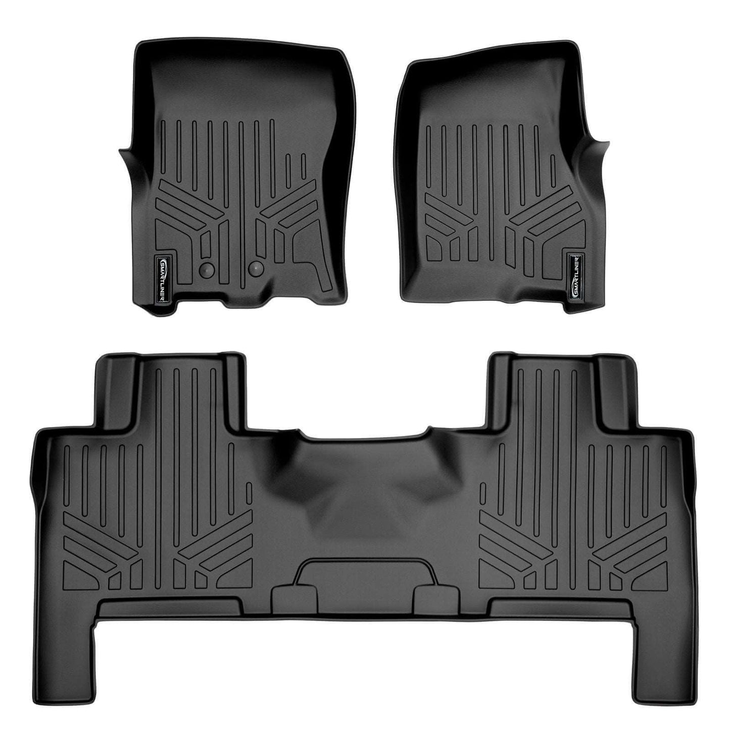 Smart Trim™ Floor Liners For 2011 - 2017 Ford Expedition EL/Lincoln Navigator ((2nd Row Bench) or Console)
