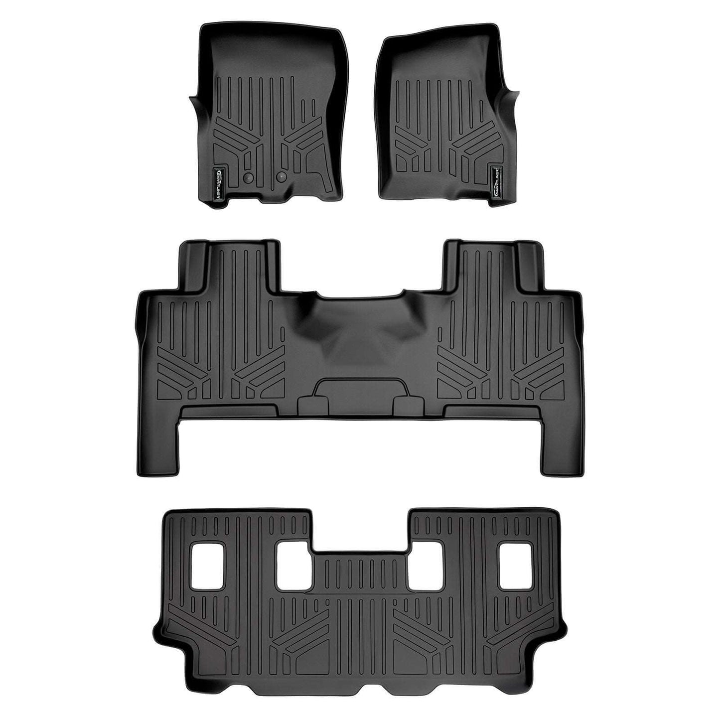 Smart Trim™ Floor Liners For 2011 - 2017 Ford Expedition EL/Lincoln Navigator ((2nd Row Bench) or Console)