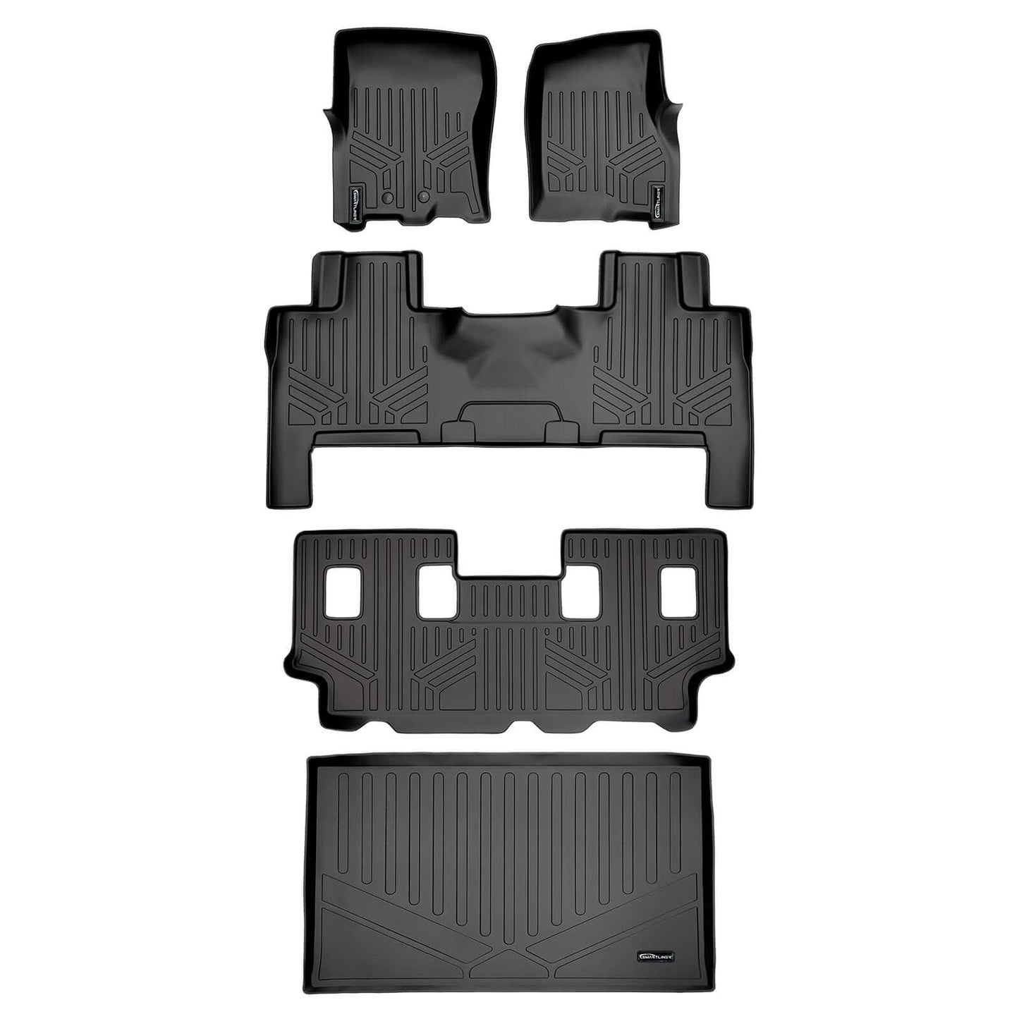 Smart Trim™ Floor Liners For 2011 - 2017 Ford Expedition EL/Lincoln Navigator ((2nd Row Bench) or Console)