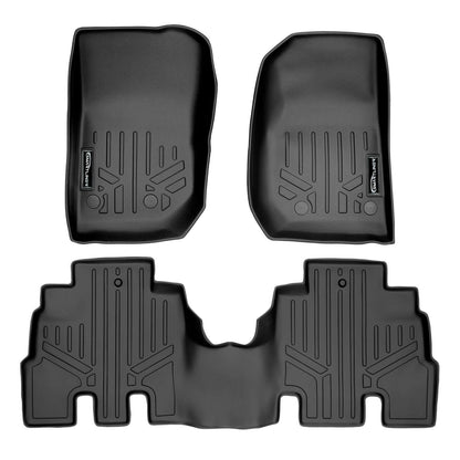 Smart Trim™ Floor Liners For 2015-2018 Jeep Wrangler Unlimited (JK Old Body Style Only)