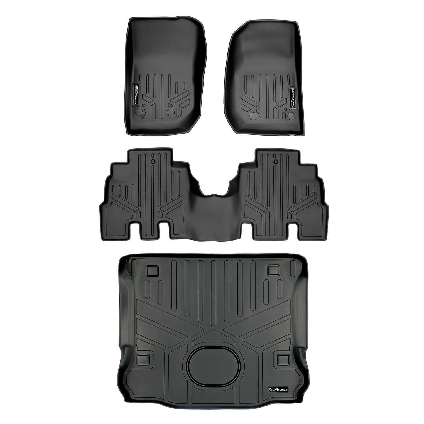 Smart Trim™ Floor Liners For 2015-2018 Jeep Wrangler Unlimited (JK Old Body Style Only)