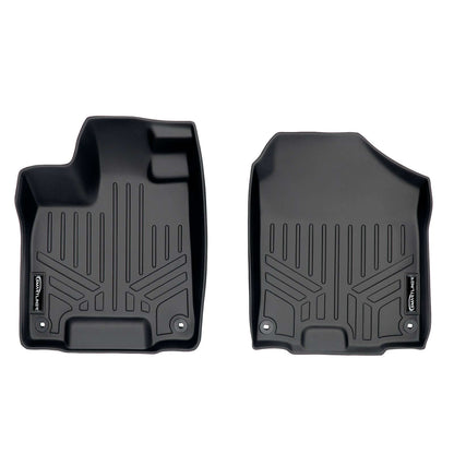 SMARTLINER Custom Fit Floor Liners For 2016-2022 Honda Pilot (8 Passenger Model)