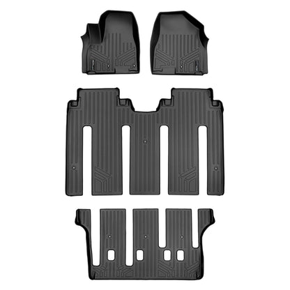 SMARTLINER Custom Fit Floor Liners For 2015-2021 Kia Sedona (7 Passenger Model Only)