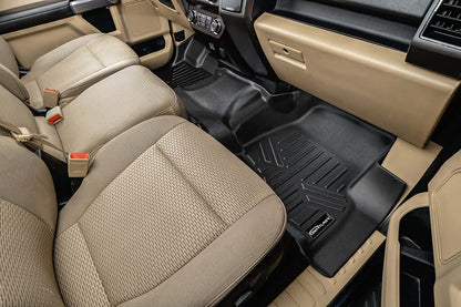 SmartCoverage™ Floor Liners For 2015-2026 Ford F-150 SuperCrew Cab (1st Row Bench) No 2nd Row Underseat Storage (Vinyl)