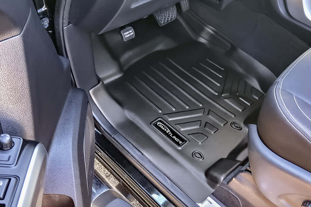 SMARTLINER Floor Liners for 2019-2024 RAM 1500 Regular Cab With First Row Bench Seat and NO Over The Hump Coverage