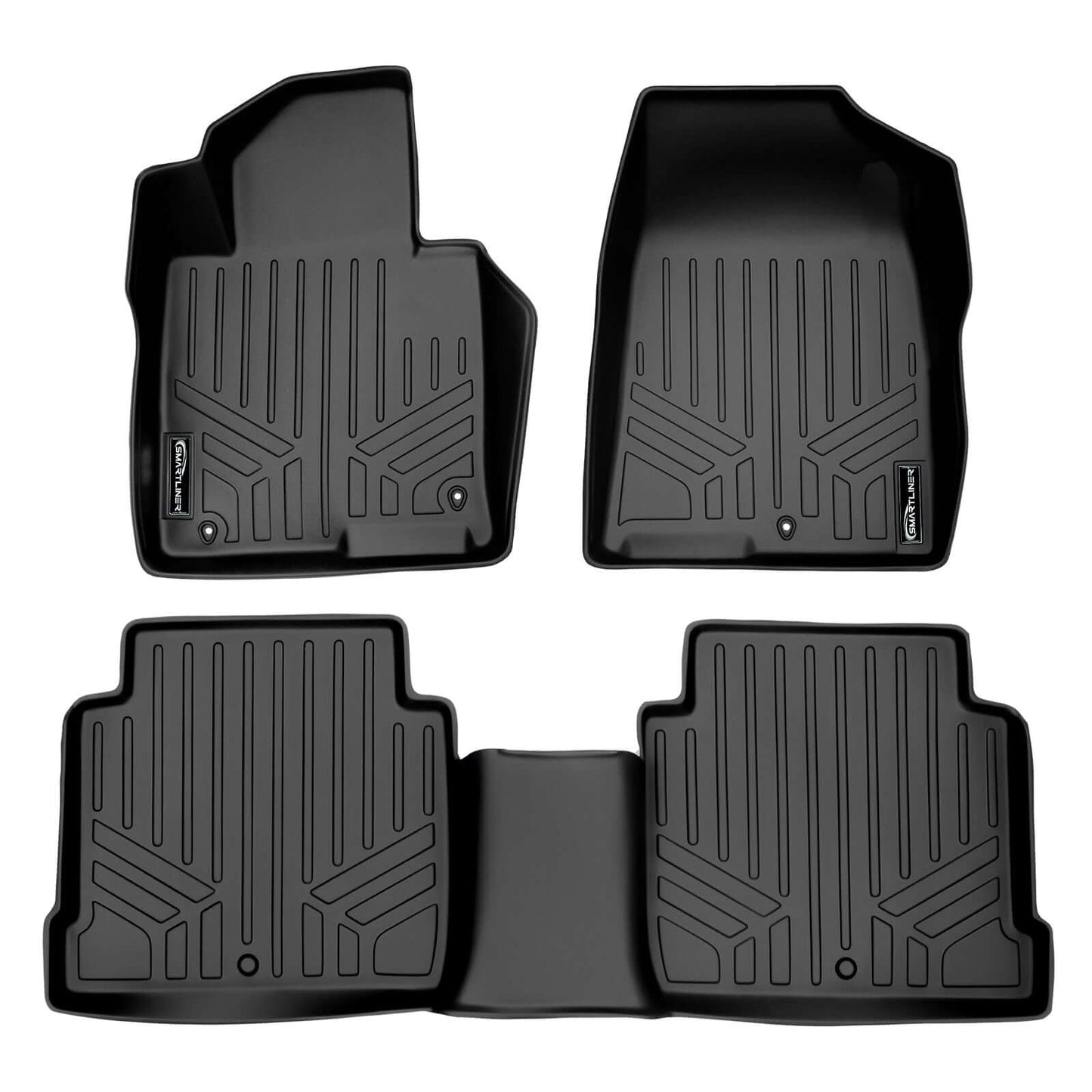 SMARTLINER Floor Liners for 2015-2021 Hyundai Sonata/2016-2020 Kia Optima (Non Hybrid)