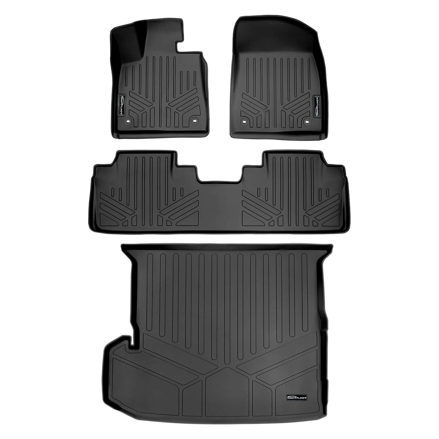 SMARTLINER Floor Liners for 2018-2022 Lexus RXL Hybrid (6 Passenger)
