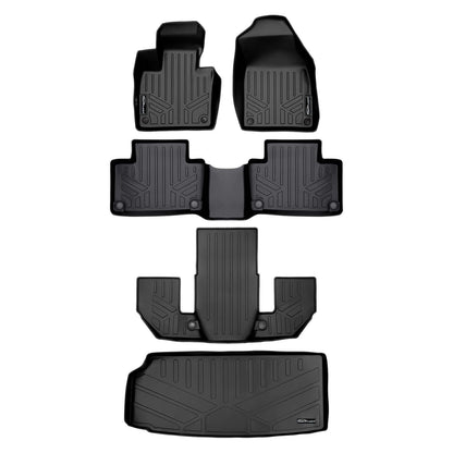 SMARTLINER Floor Liners for 2020-2026 Volvo XC90 (7 Passenger Models. No Plug-in Hybrid Models)
