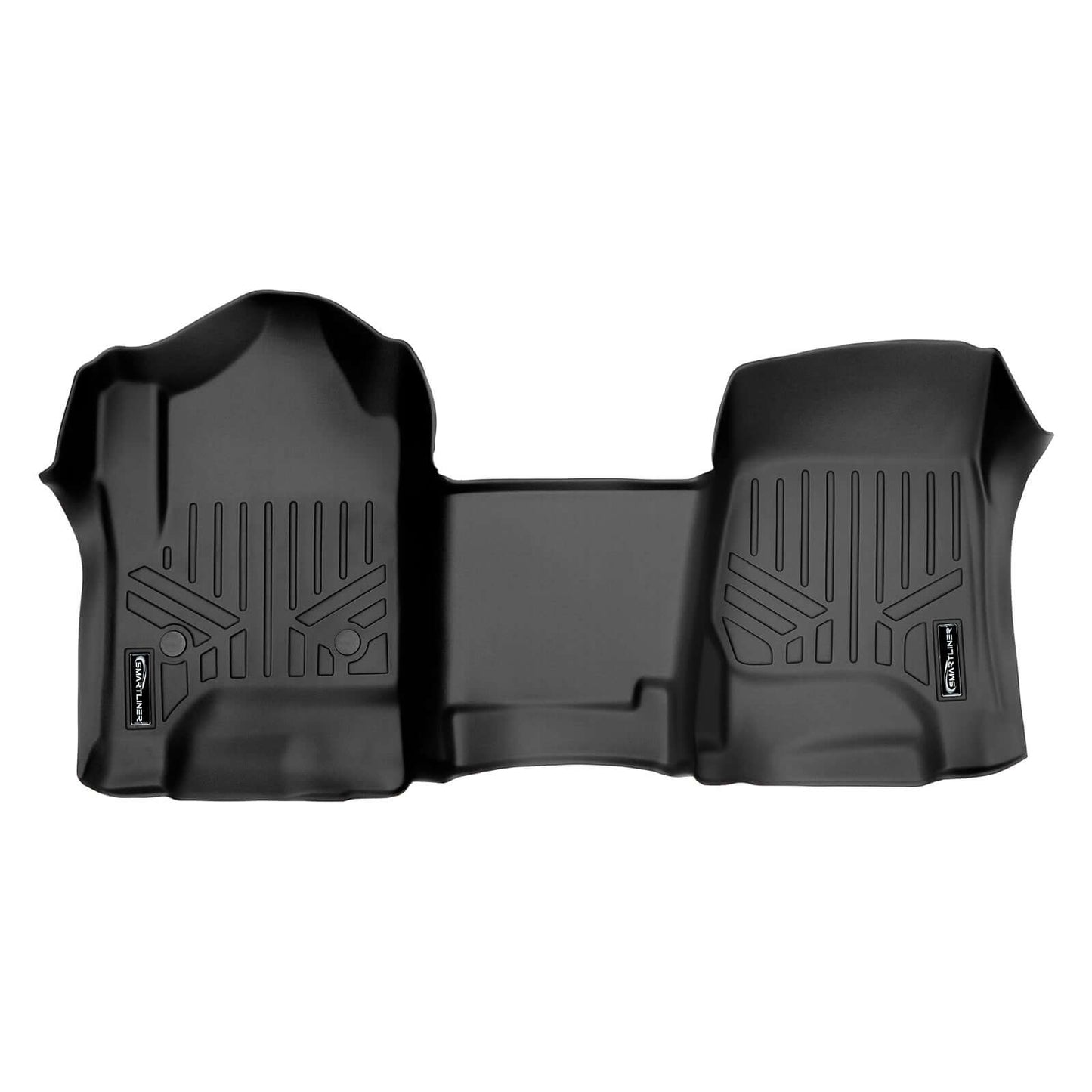 SMARTLINER Floor Liners for 2019 Silverado 1500 LD/ GMC Sierra 1500 LD Double Cab (Over the Hump Coverage)
