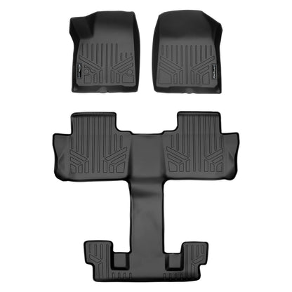 SMARTLINER Floor Liners for 2017-2023 GMC Acadia (2nd Row Bucket)