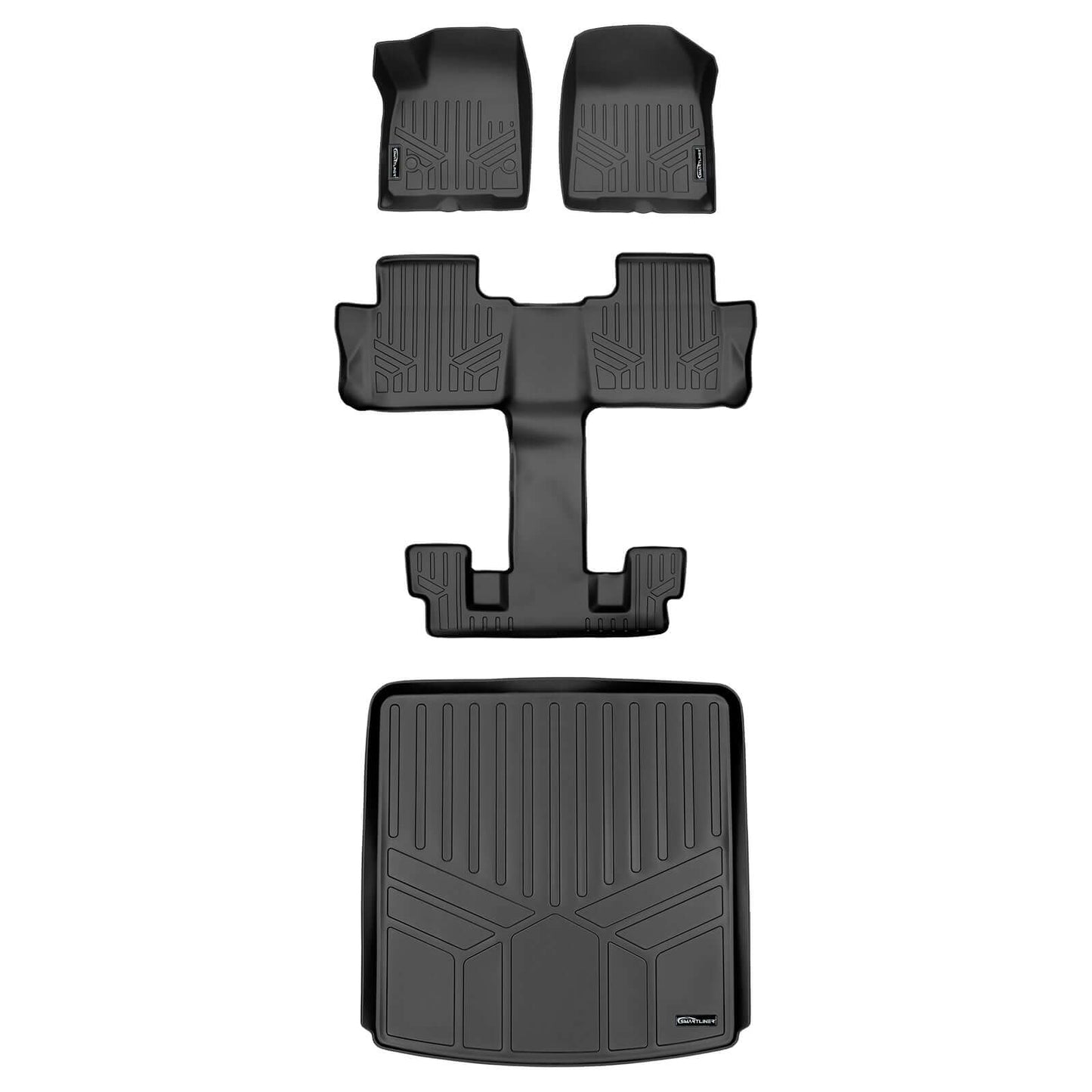 SMARTLINER Floor Liners for 2017-2023 GMC Acadia (6 Passenger)