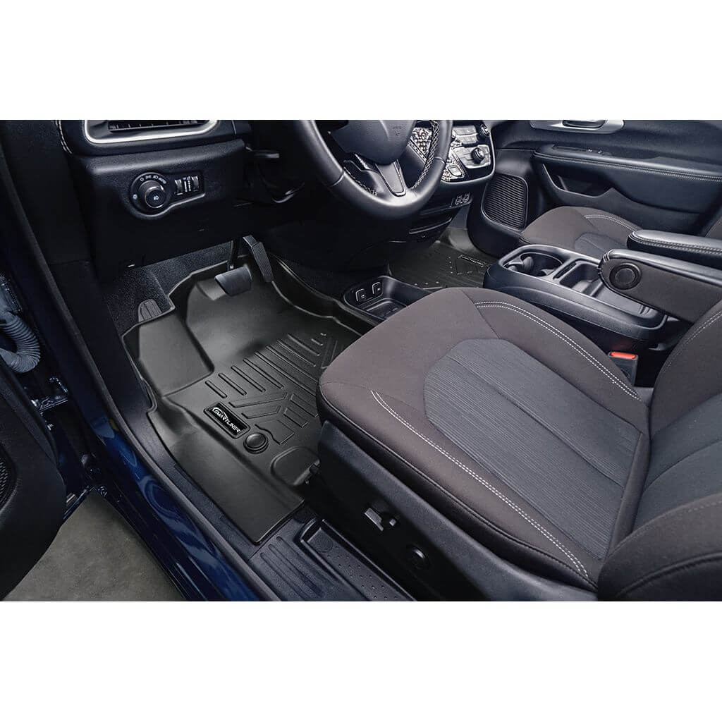 Smart Trim™ Floor Liners For 2022-2025 Chrysler Pacifica (2nd Row Bucket)(Touring & L Models)