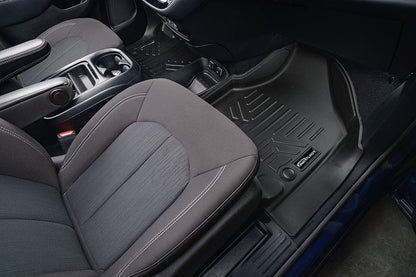 SMARTLINER Custom Fit Floor Liners For 2017-2020 Chrysler Pacifica with 2nd Row Bench Seats (8 Passenger Model)