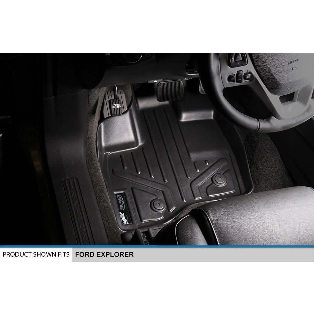 SMARTLINER Floor Liners for 2017-2019 Ford Explorer (without 2nd Row Center Console)