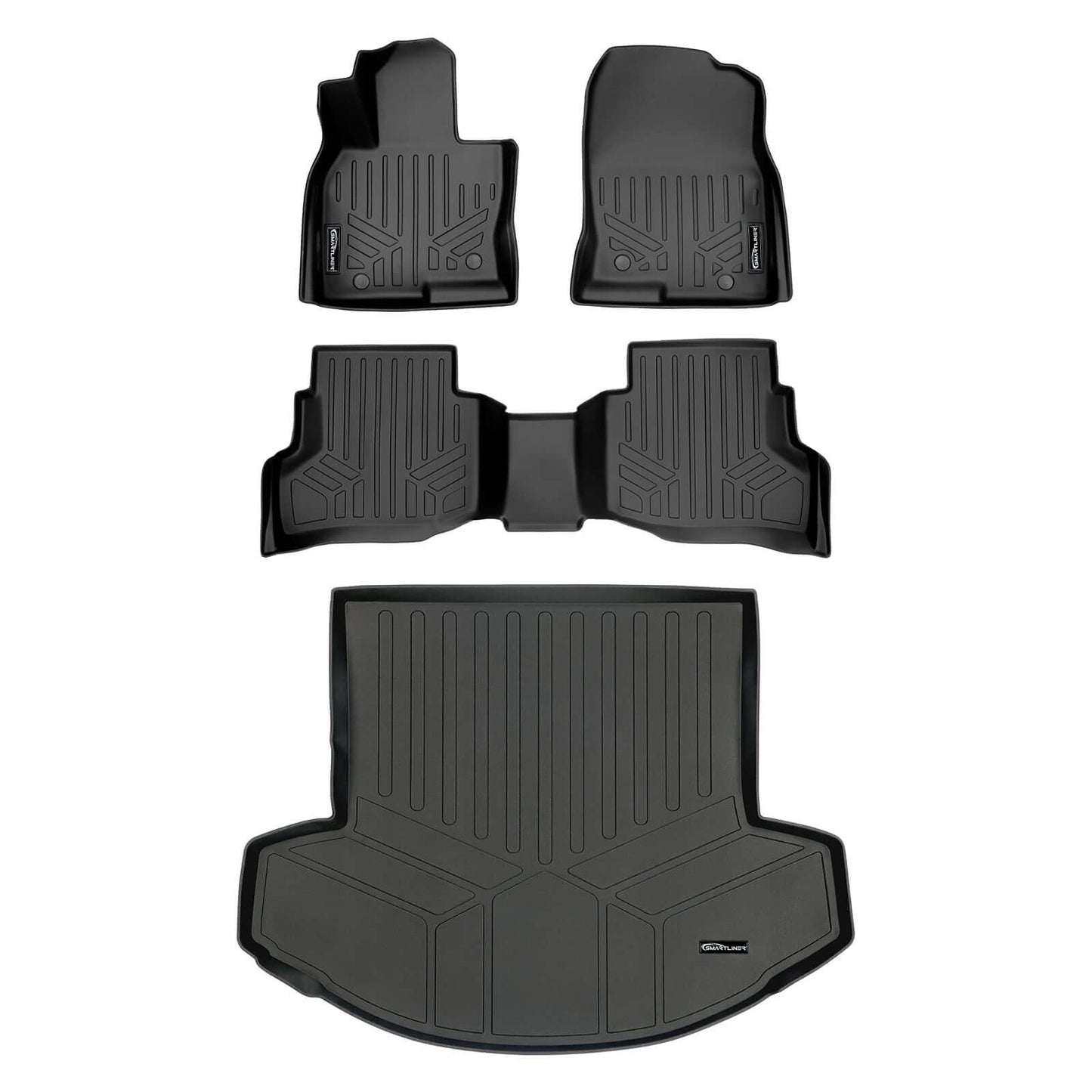 SMARTLINER Custom Fit Floor Liners For 2020-2023 Mazda CX-9 (6 Passenger With CC)