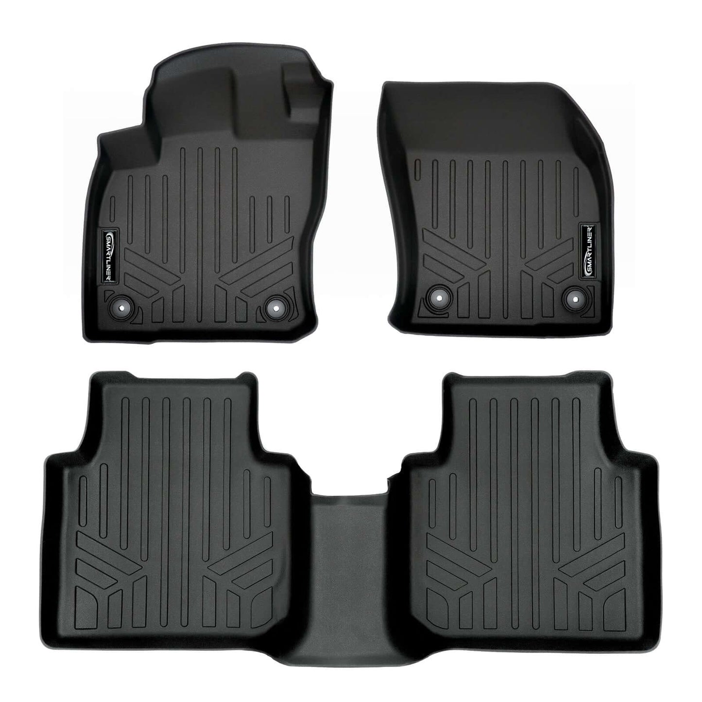 SMARTLINER Floor Liners for 2018-2024 Volkswagen Tiguan (7 Passenger)