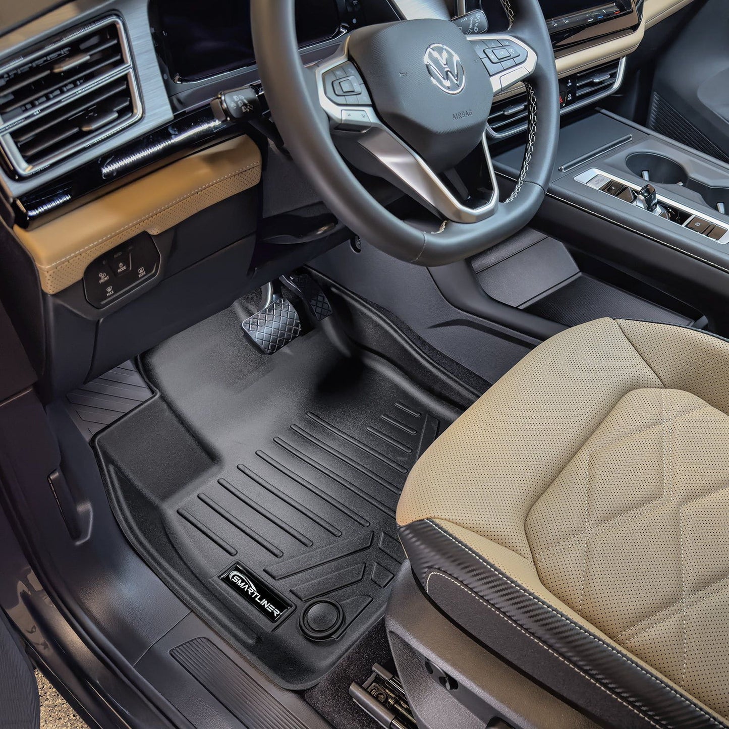SMARTLINER Floor Liners for 2018-2026 Atlas ((2nd Row Bucket))