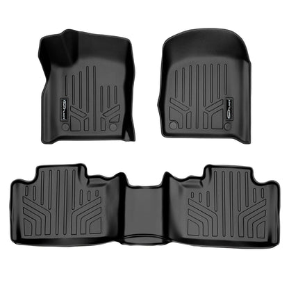 Smart Trim™ Floor Liners For 2016-2025 Dodge Durango ((2nd Row Bucket))