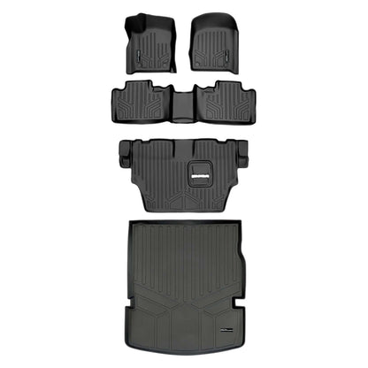 Smart Trim™ Floor Liners For 2016-2025 Dodge Durango ((2nd Row Bench))