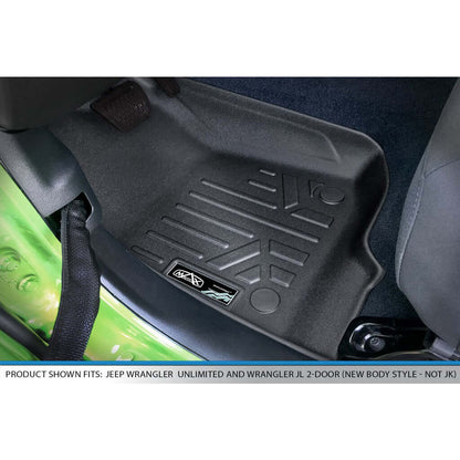 SmartCoverage™ Floor Liners For 2020-2026 Jeep Gladiator with Lockable Rear Underseat Storage