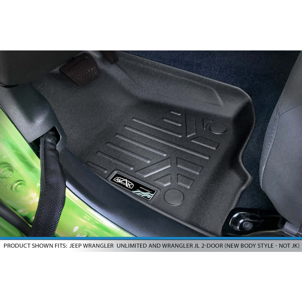 SmartCoverage™ Floor Liners For 2020-2026 Jeep Gladiator with Non Lockable Rear Underseat Storage