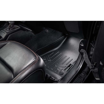 SMARTLINER Floor Liners for 2021-2025 Jeep Wrangler 4xe (With Trail-Rail system)