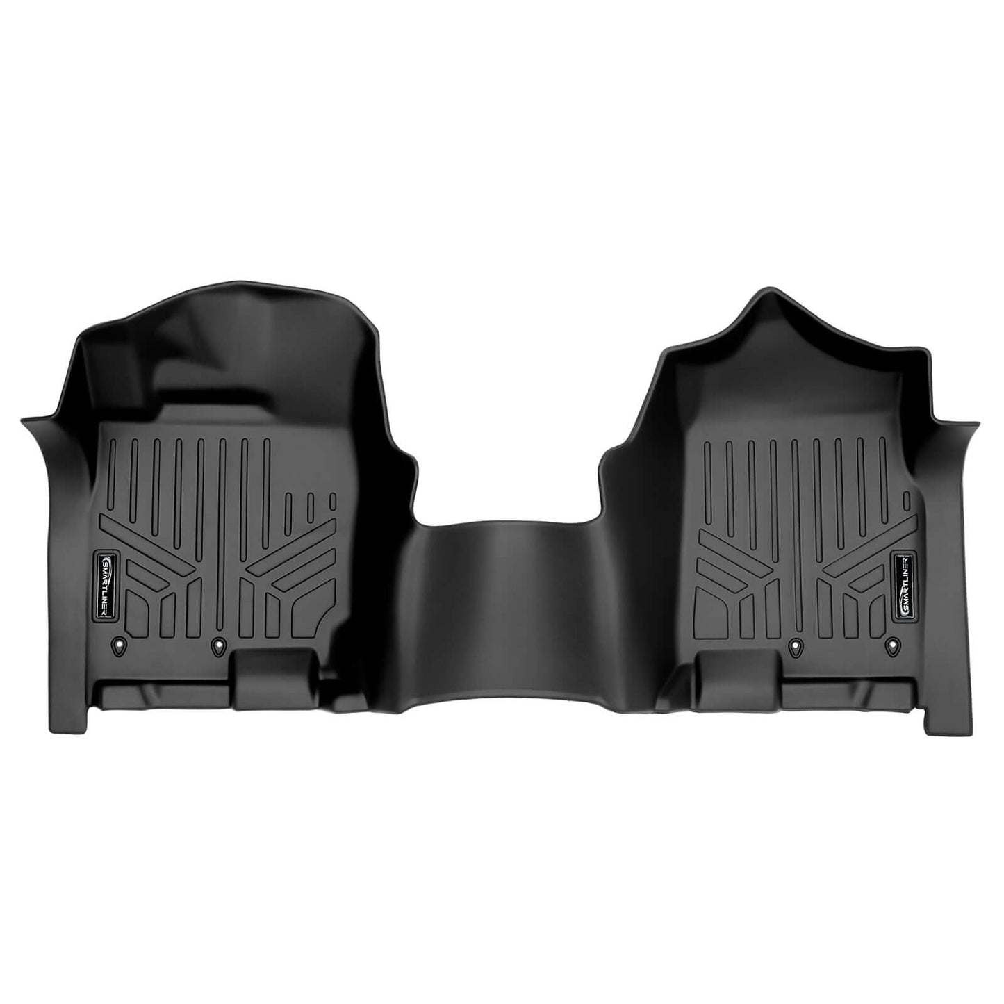 SMARTLINER Floor Liners for 2017-2024 Nissan Titan XD Crew Cab (1st Row Bench) With Underseat ToolBox