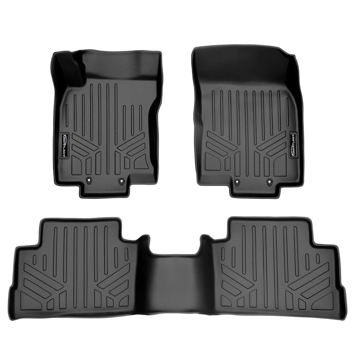 SMARTLINER Floor Liners for 2017-2024 Nissan Rogue Sport - Factory Cargo Tray in Highest Position (No S Models)