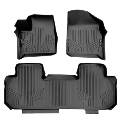 SMARTLINER Floor Liners for 2018-2023 Chevrolet Traverse ((2nd Row Bench))
