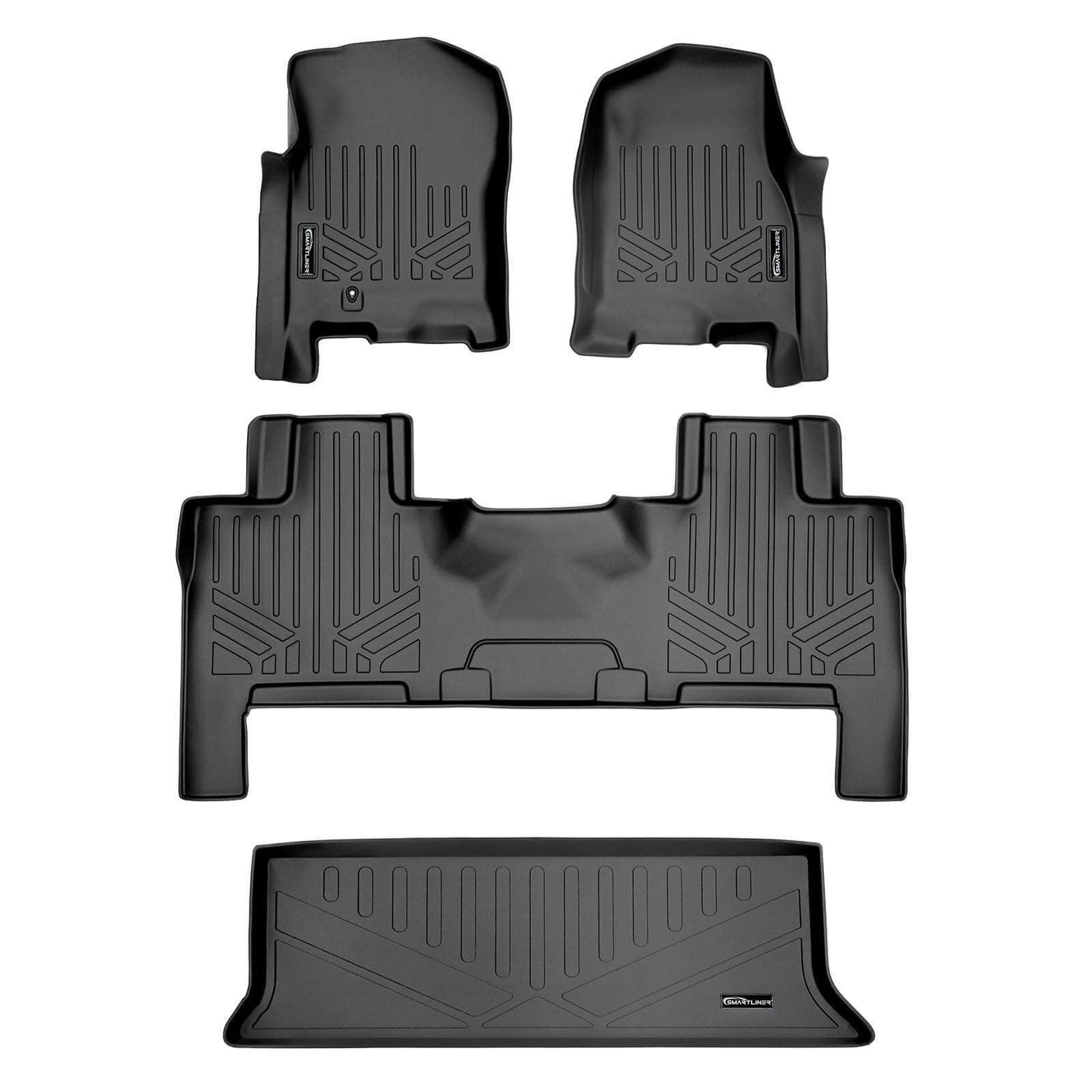 Smart Trim™ Floor Liners For 2007 - 2010 Ford Expedition/Lincoln Navigator (with Console)