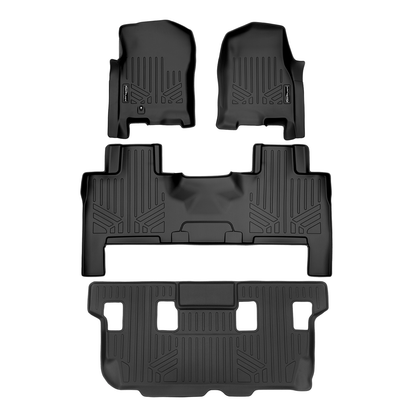 Smart Trim™ Floor Liners For 2007 - 2017 Ford Expedition/Lincoln Navigator ((2nd Row Bench) or Console)