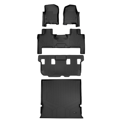 Smart Trim™ Floor Liners For 2007 - 2017 Ford Expedition/Lincoln Navigator ((2nd Row Bench) or Console)