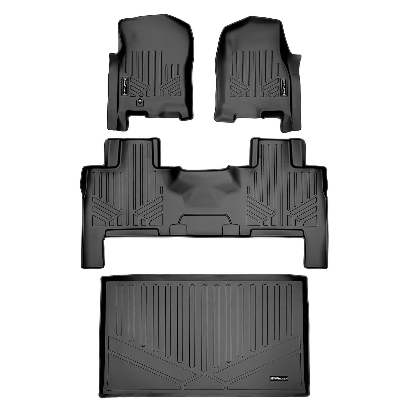 Smart Trim™ Floor Liners For 2007 - 2017 Ford Expedition EL/Lincoln Navigator L ((2nd Row Bench) or Console)