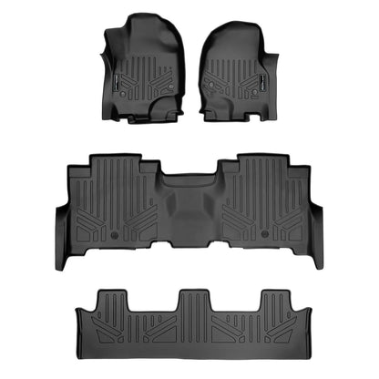 SMARTLINER Floor Liners for 2018-2024 Ford Expedition Max/Lincoln Navigator L ((2nd Row Bench))
