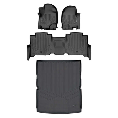 SMARTLINER Floor Liners for 2018-2024 Ford Expedition Max/Lincoln Navigator L ((2nd Row Bench))