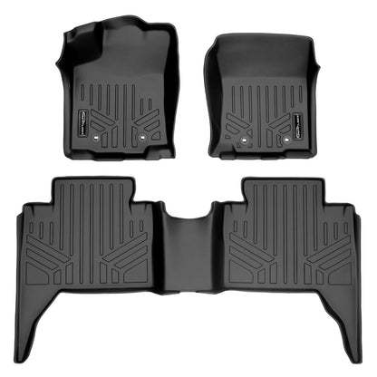 SmartCoverage™ Floor Liners For 2018-2023 Toyota Tacoma Double Cab (Automatic Transmission)