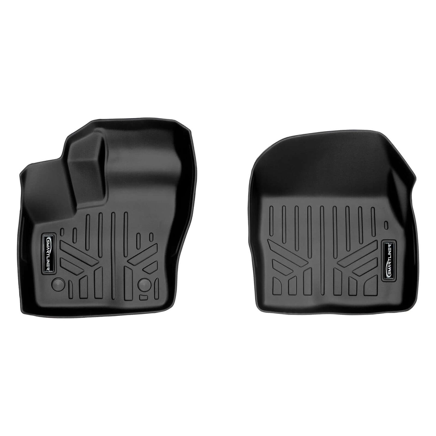 SMARTLINER Custom Fit Floor Liners For 2014-2020 Transit Connect With Carpet Flooring (Long Wheelbase & 2nd Row Bucket Seats)