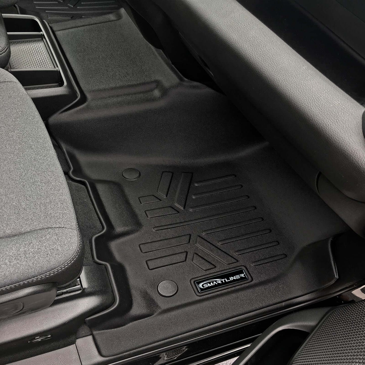 SmartCoverage™ Floor Liners For 2019-2024 Ram 1500 Crew Cab with First Row Bench Seat