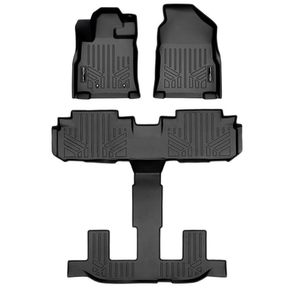 Smart Trim™ Floor Liners For 2019-2026 Subaru Ascent (2nd Row Bench) and No Subwoofer in the Cargo Area