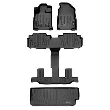 Smart Trim™ Floor Liners For 2019-2026 Subaru Ascent (2nd Row Bucket) and With Subwoofer in the Cargo Area