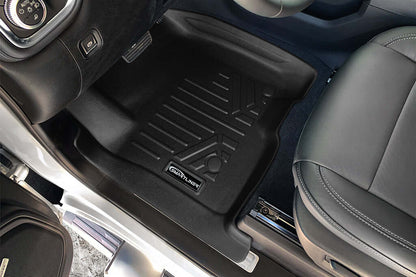 SMARTLINER Floor Liners for 2020-2026 Chevy Silverado 2500 HD | 3500 HD (Crew Cab|Carpet|(1st Row Bench)|(No OTH)|[2nd Row Storage]