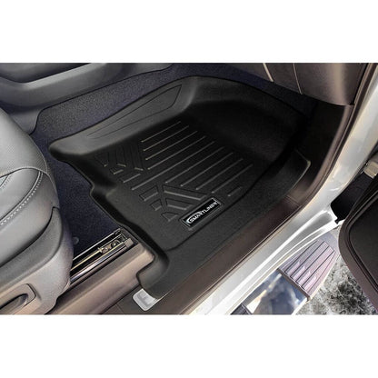 SmartCoverage™ Custom Fit Floor Liners For 2019-2025 Chevrolet Silverado 1500/ GMC Sierra 1500 Crew Cab with Carpeted Flooring and 1st Row Bucket Seats and 2nd Row Underseat Storage