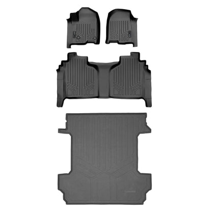 SmartCoverage™ Floor Liners For 2019-2026 1500 Silverado/Sierra Crew Cab 2019-2024 Crew Cab